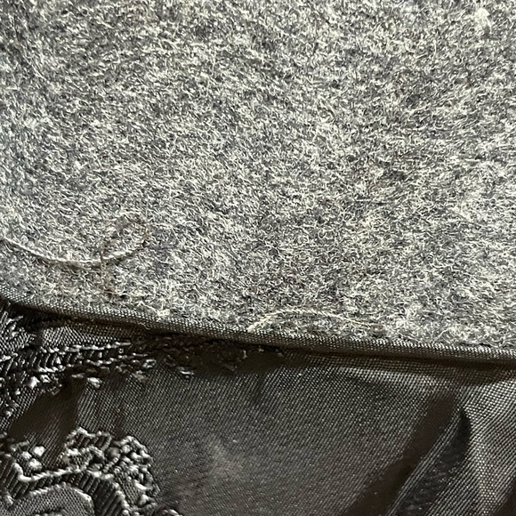 ENZO Tovare Men's  Button Peacoat  Wool Blend  Black Gray-Made In China Sz Small - Picture 8 of 10